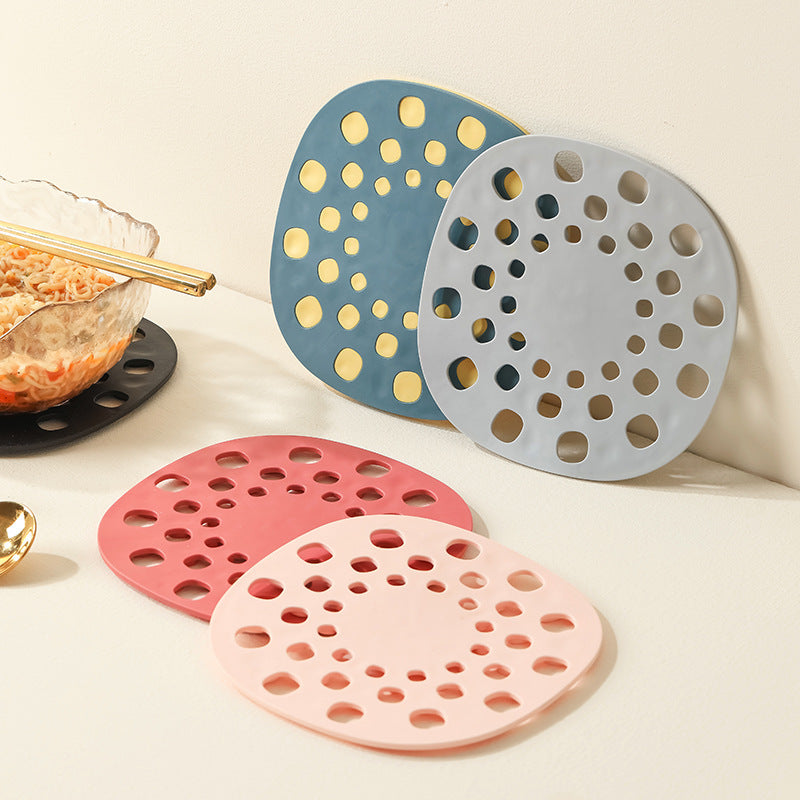 Silicone Heat-Insulating Table Mat for Hot Bowls and Cups
