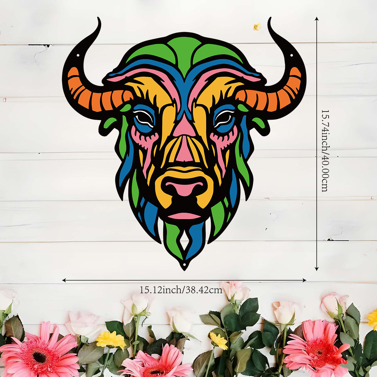 Colorful Metal Animal Wall Art for Vibrant Home Rooms