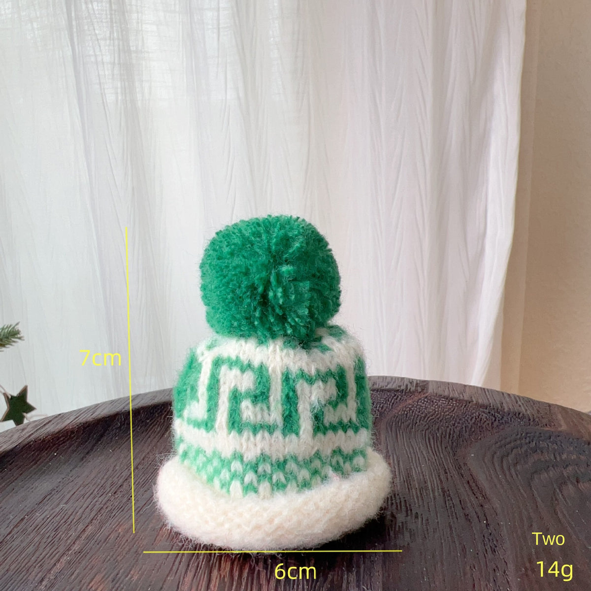 Mini Christmas Wine Bottle Hats Set of 4 Decorations
