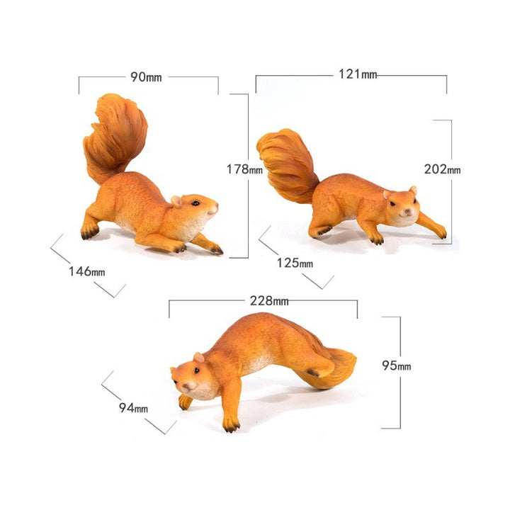 Resin Squirrel Tree Decor for Garden Trunks & Branches