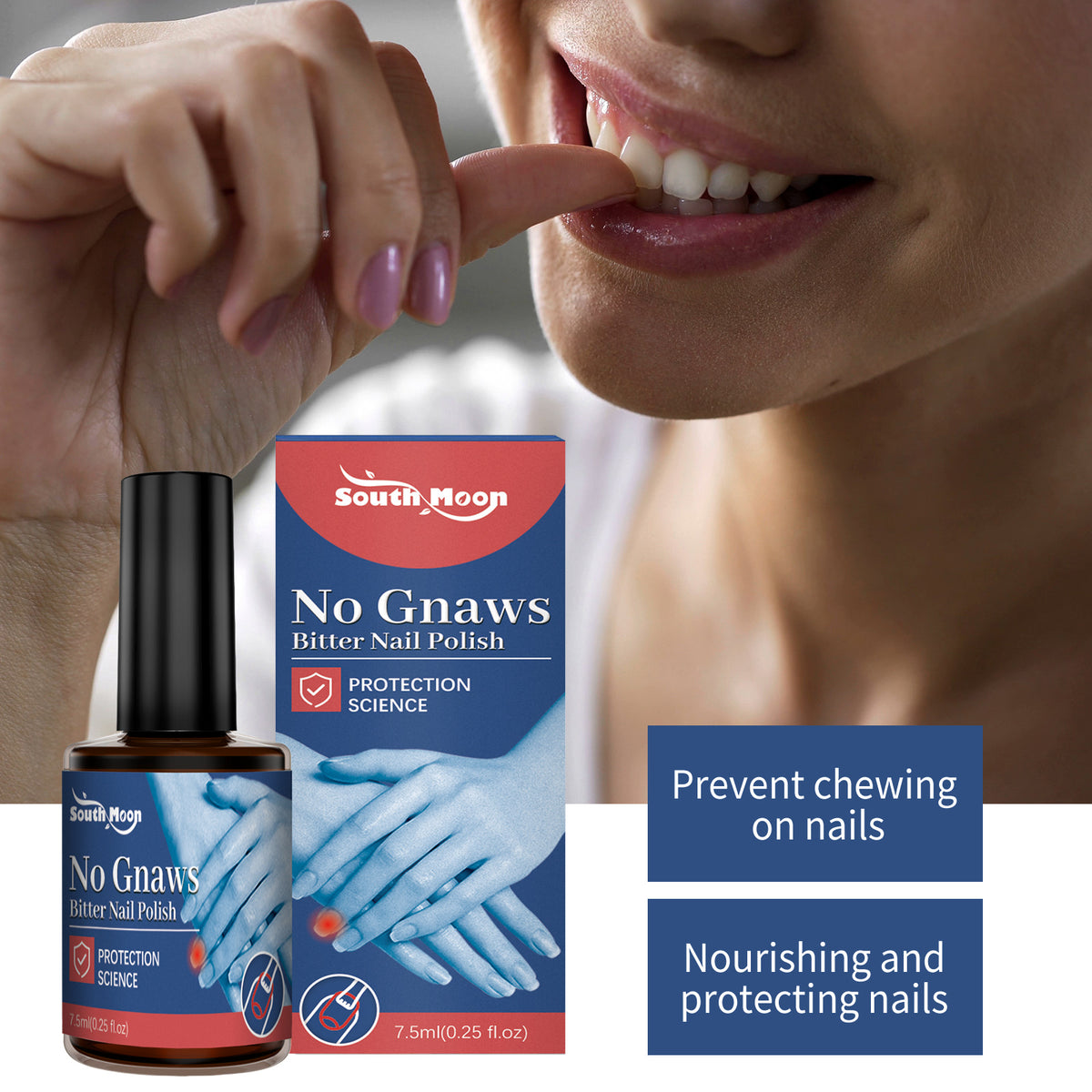 Bitter Nail Polish for Kids — Gentle Biting & Sucking