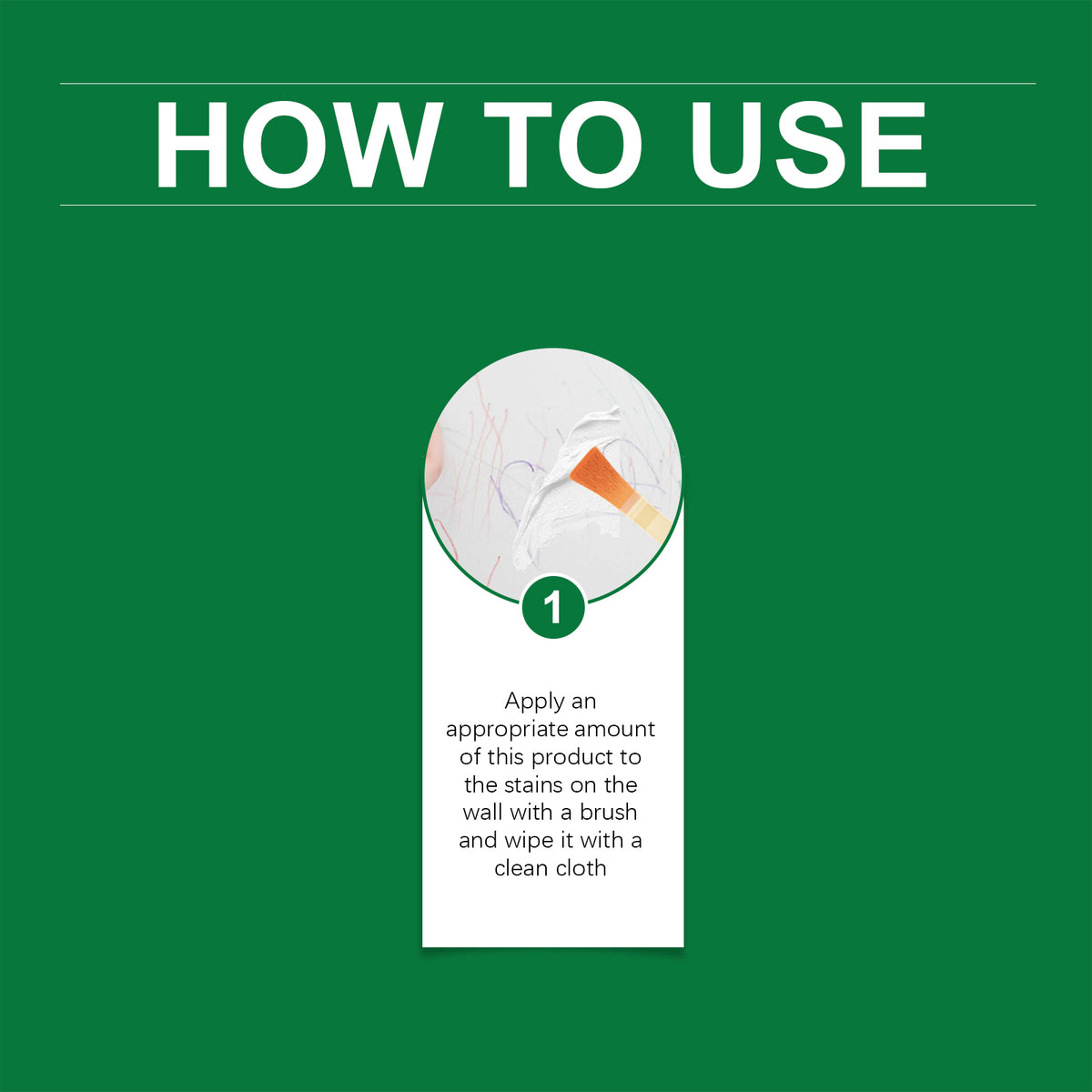 Wall Cleaning Cream for Marks, Stains & Brightening