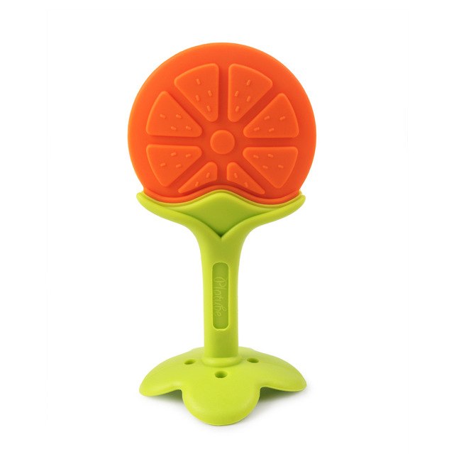 Colorful Silicone Fruit Teether for Soothing Sore Gums