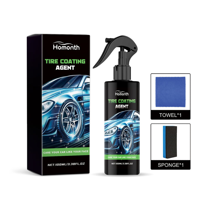 Tire Coating Agent for Darker, Cleaner-Looking Tires