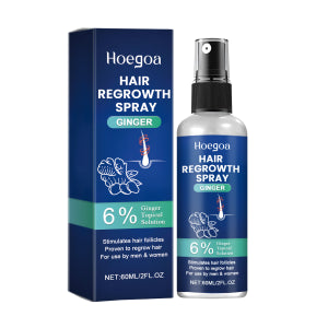 Ginger Hair Regrowth Spray for Thinning, Dry Hair
