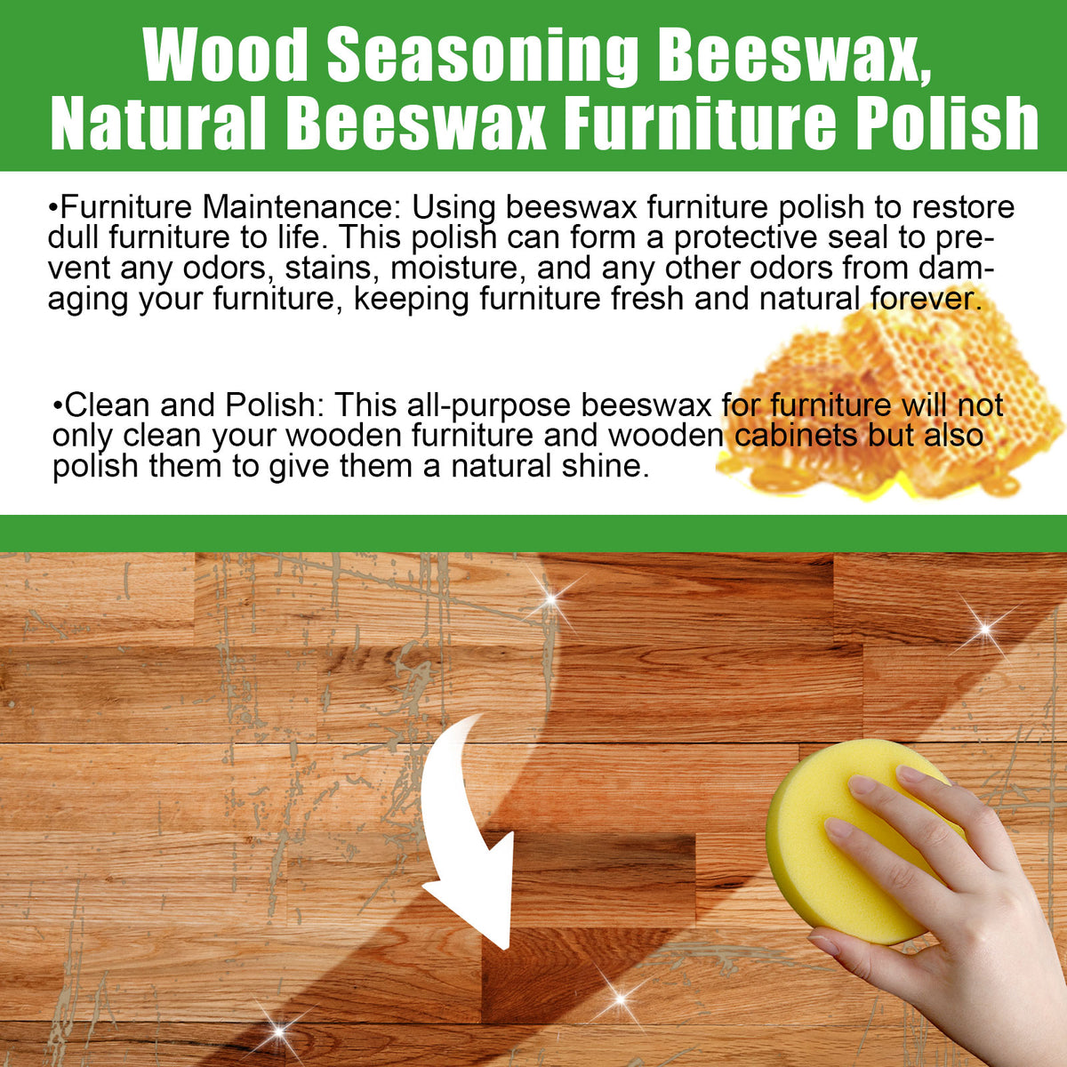 Wood Scratch Repair Beeswax for Dull Furniture Care