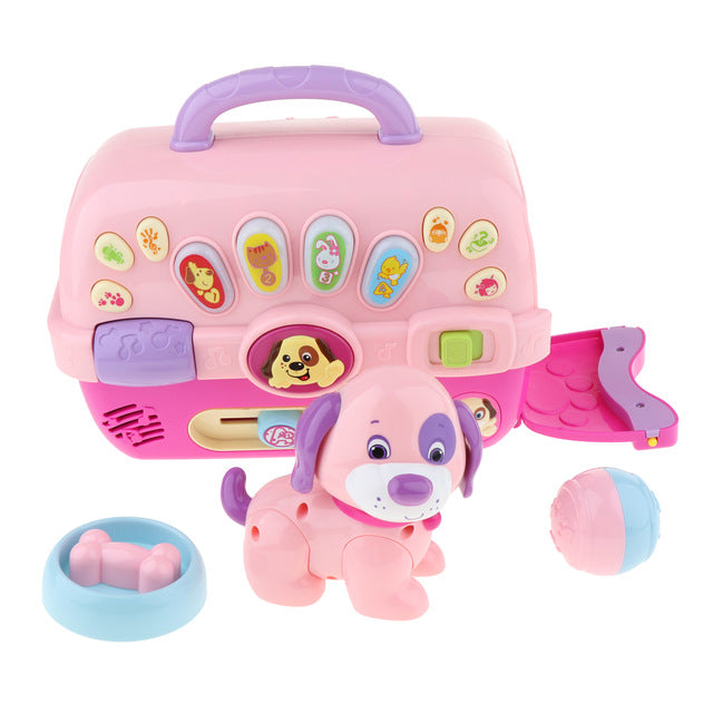 Musical Puppy Carrier Toy for Screen-Free Pretend Play