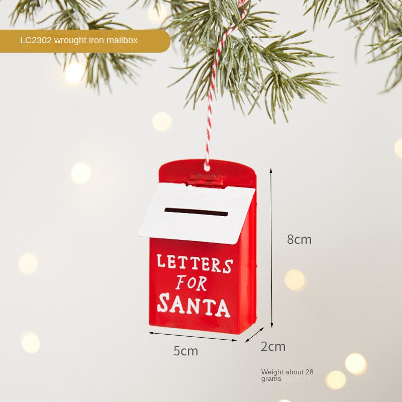 Metal Christmas Ornaments Set for Festive Displays
