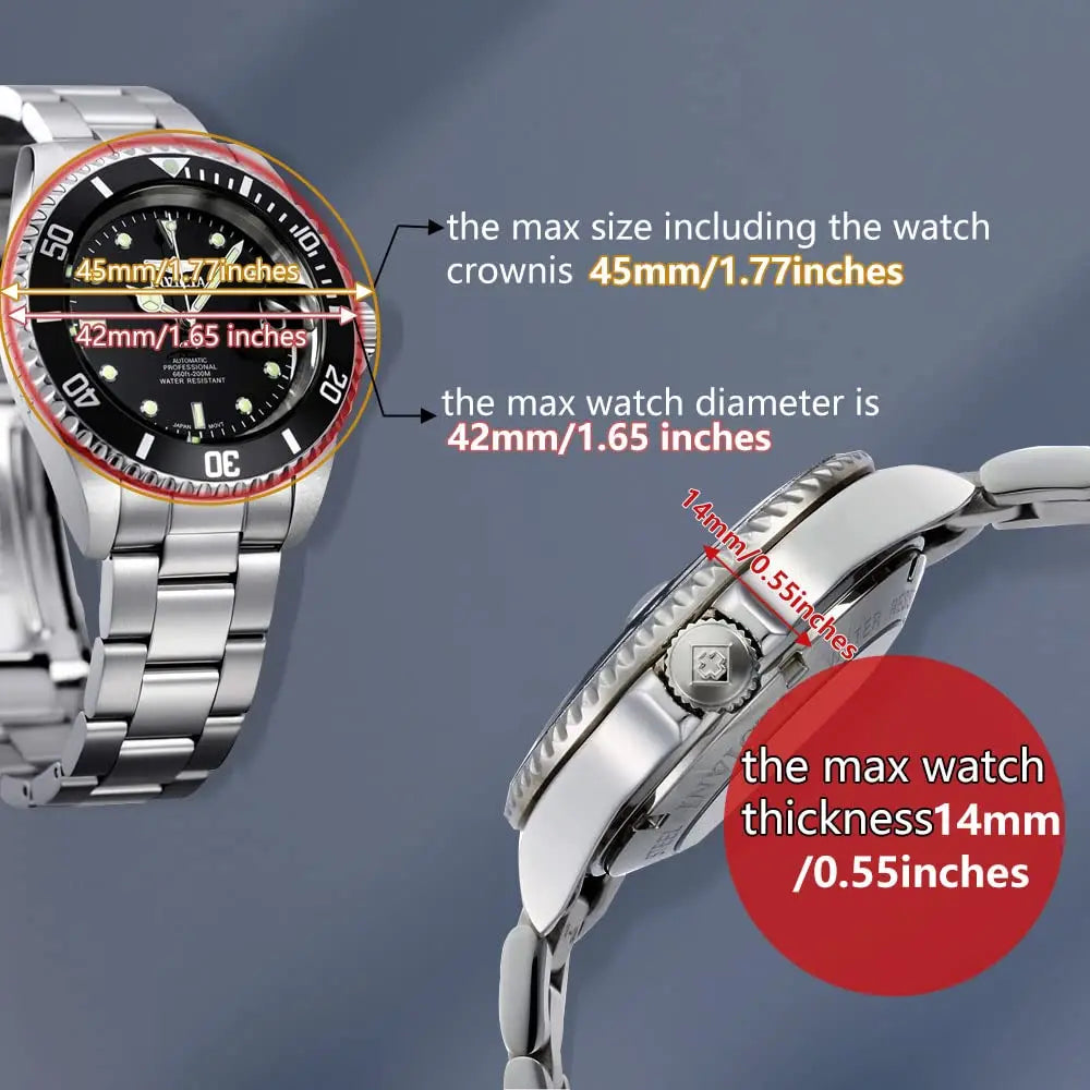 Quiet Automatic Watch Winder with Carbon Fiber Box