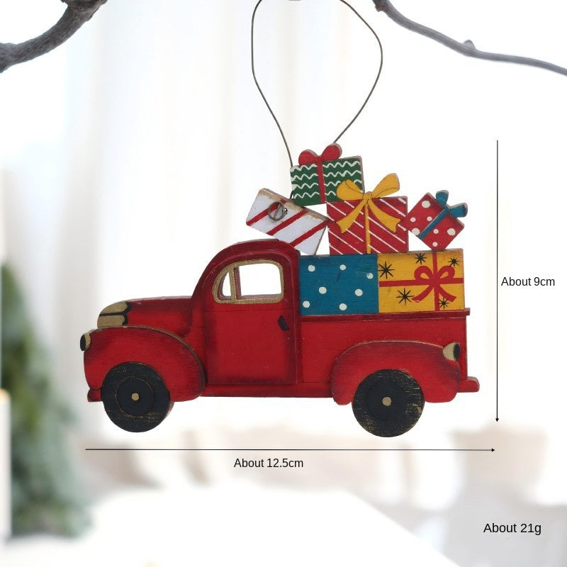 Christmas Truck Ornaments for Vintage Holiday Tree Charm