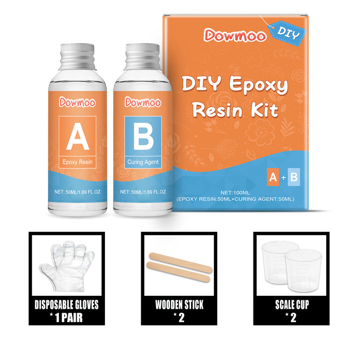 Clear Epoxy Resin Kit for Jewelry & DIY Craft Projects