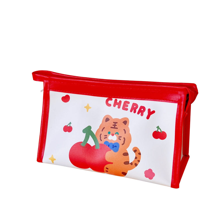 Large Capacity Cute Pencil Case with Stand-Up Base