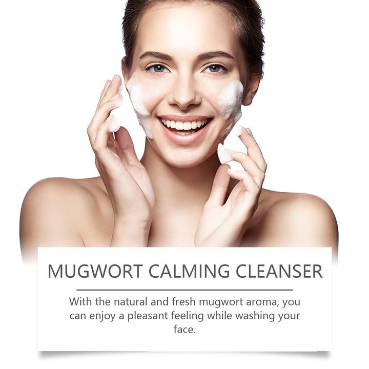 OUHOE Mugwort Calming Cleanser — Soothes & Balances in One