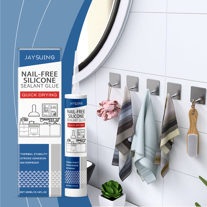 Nail-Free Silicone Sealant for Waterproof Home Mounting