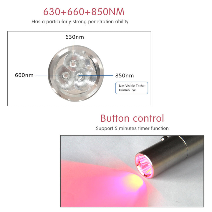 Red Light Therapy Flashlight — Clinical-Grade Anti-Aging