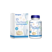 Googeer 15 Day Cleanse packaging and bottle displayed side by side on white background