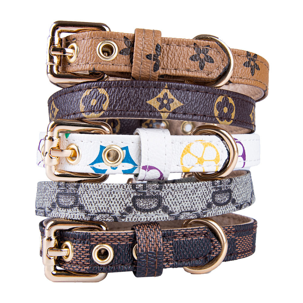 Designer Pet Collar and Leash Set for Polished Walks