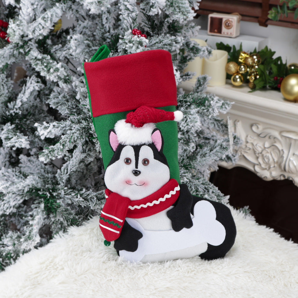 3D Christmas Animal Stockings for Playful Gift Giving