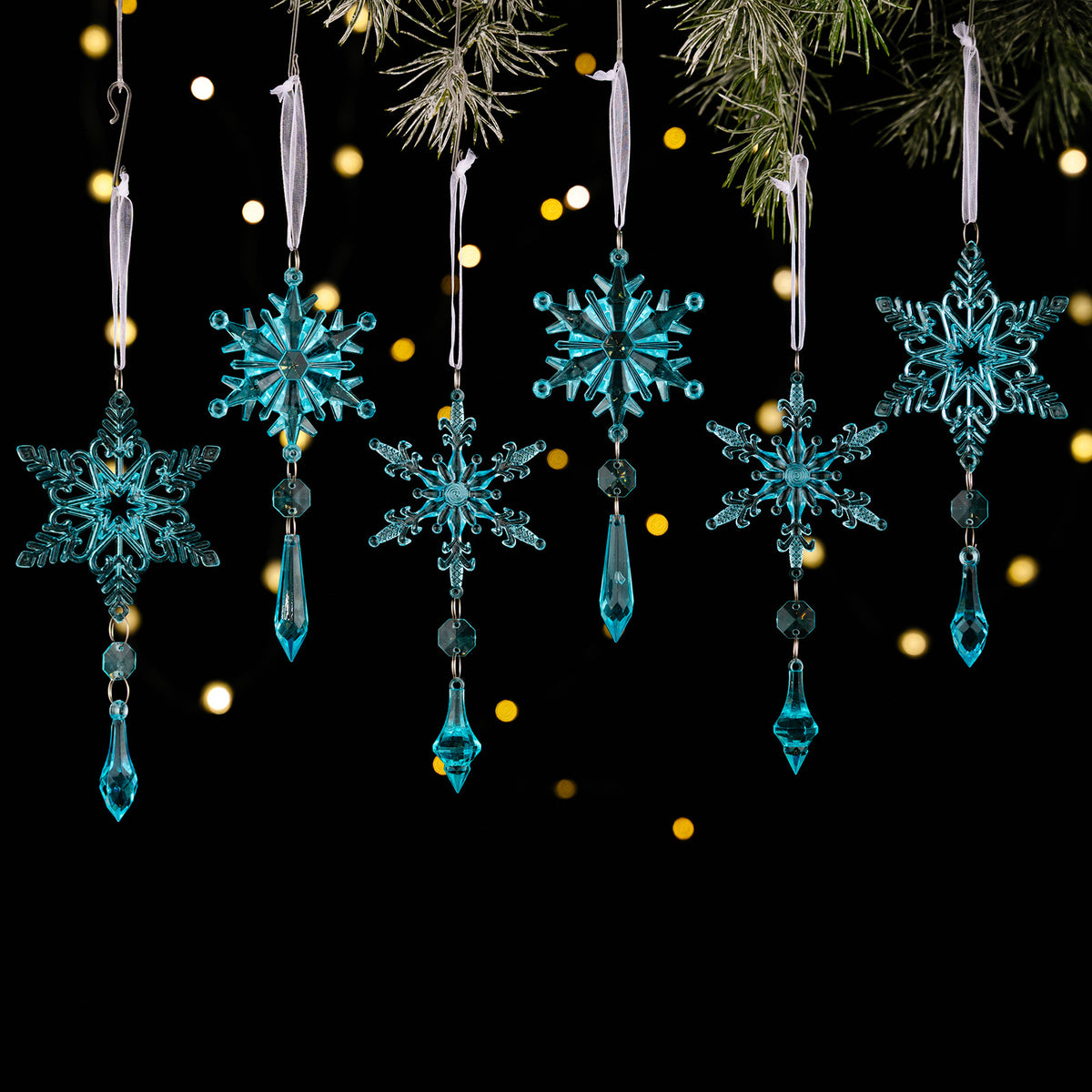Snowflake Christmas Ornaments for Sparkling Holiday Trees