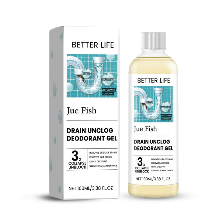 Kitchen Drain Unclogging Gel for Fresh, Clear Pipes