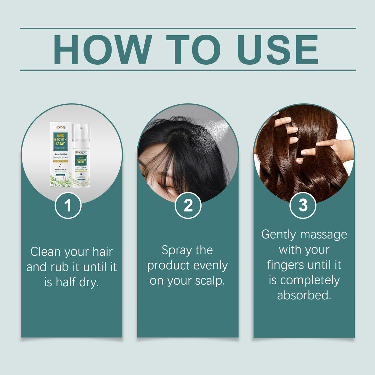 Hair Growth Spray for Nourished, Fuller-Looking Hair