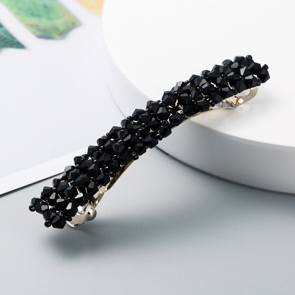 Korean Crystal Hair Clip for Sparkling Side Styles