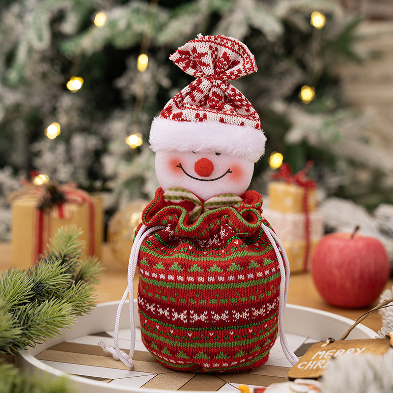 Christmas Knitted Gift Bags for Festive Small Gifts