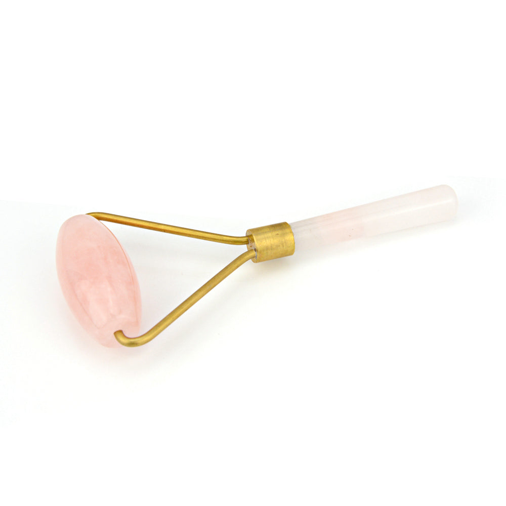 Rose Quartz Facial Massage Set — Smooth Wrinkles, Boost Glow