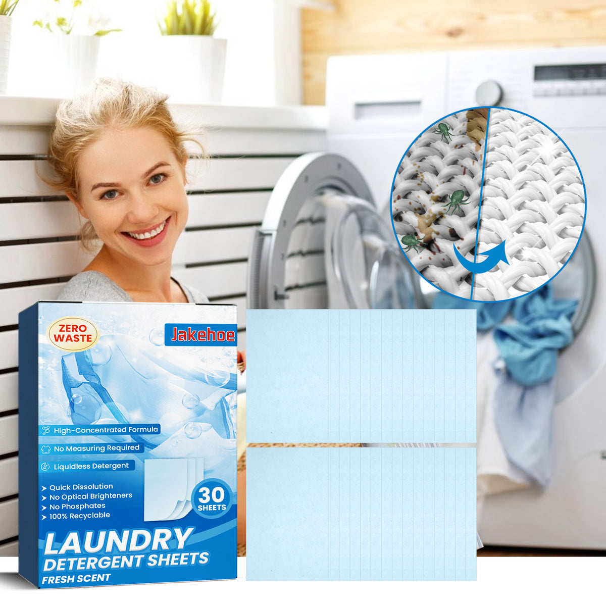 Laundry Detergent Sheets for Fresh, Easy Daily Laundry