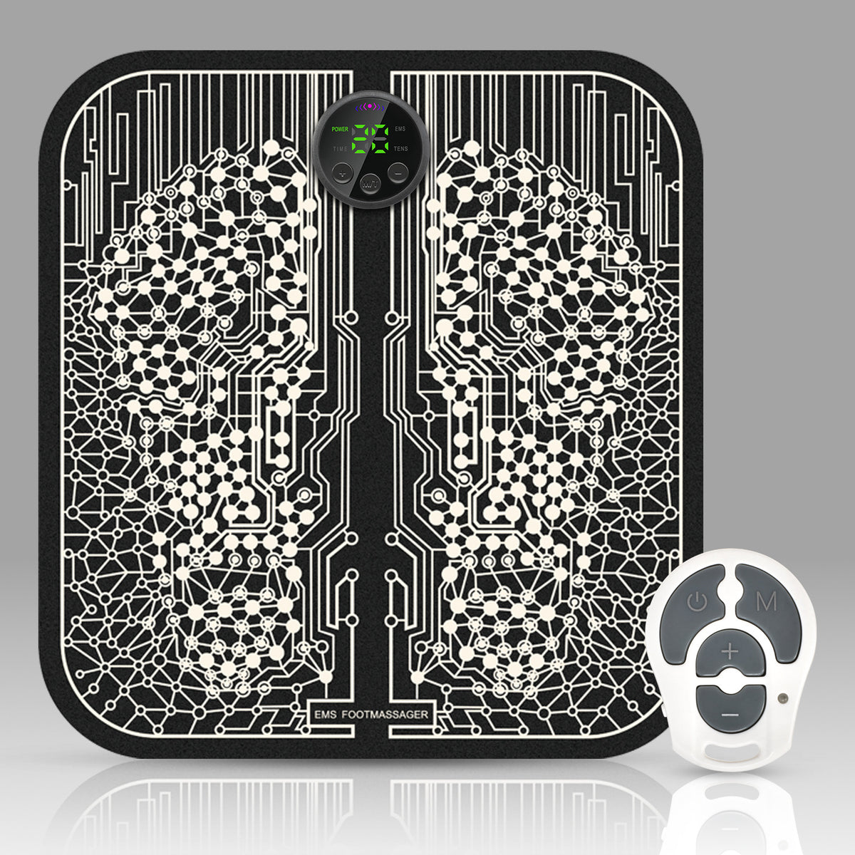 EMS Foot Massager Pad — Deep Muscle Relief with 39