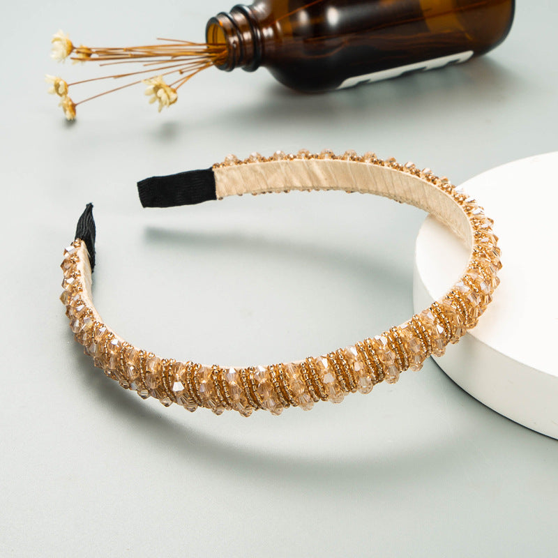 Crystal Hair Band for Face Washing & Elegant Styling