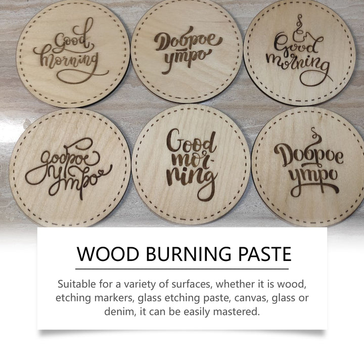 Wood Burning Paste for Fast DIY Pyrography Patterns