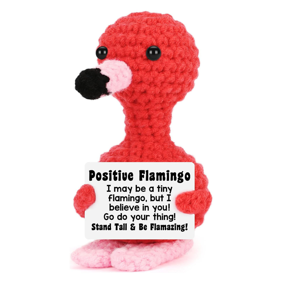 Positive Penguin Plush Toy for Cheerful Desk Decor