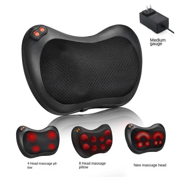 Shiatsu Neck and Back Massage Pillow for Home and Car