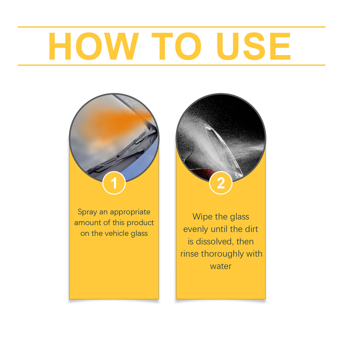 Windshield Cleaner for Clear, Rain-Ready Visibility