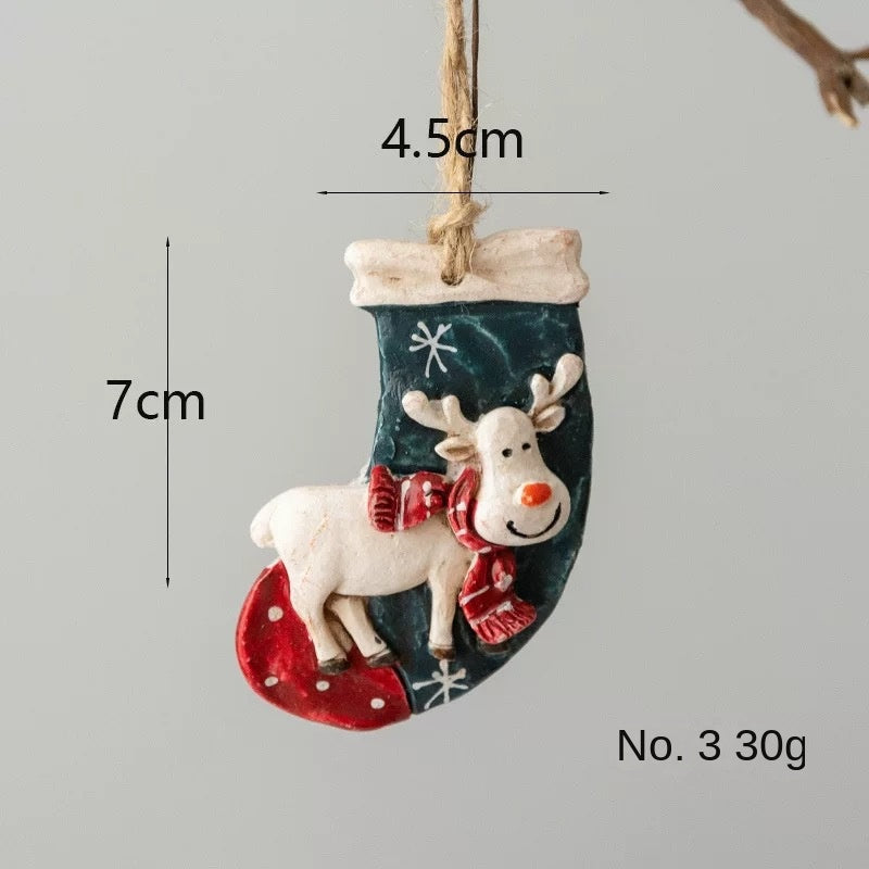 Retro Christmas Ornament Set for Nostalgic Tree Decor