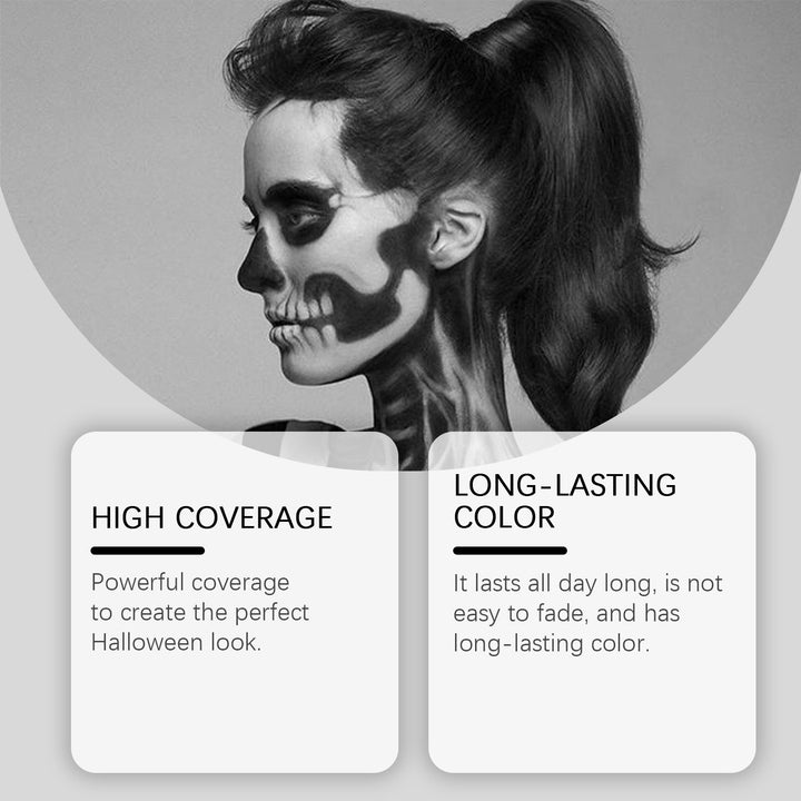 Halloween Face Paint Stick Set for Bold, Lasting Looks