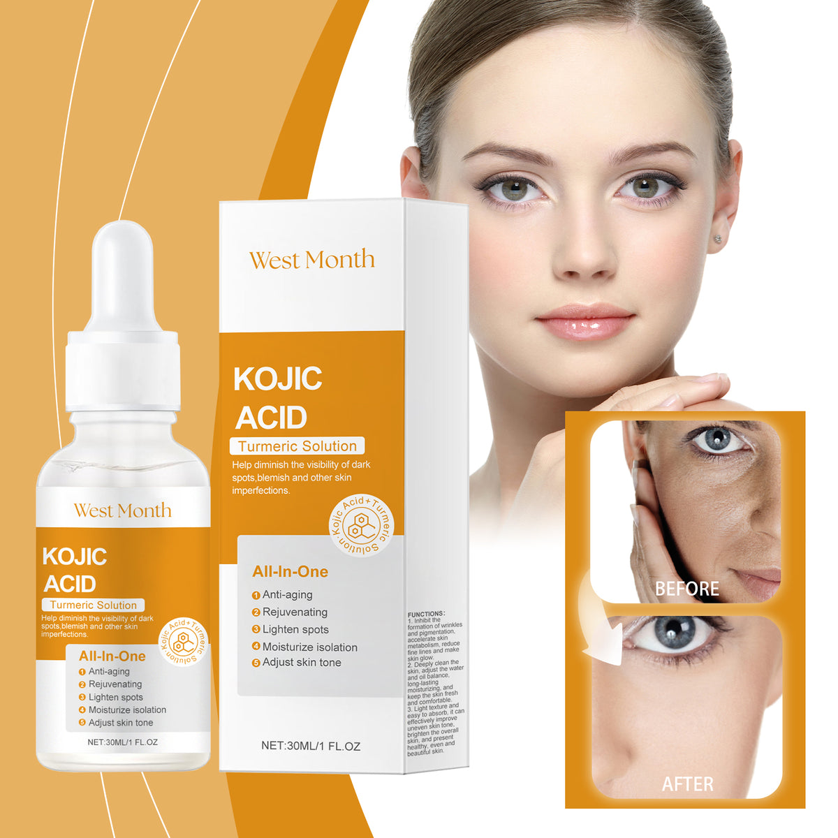 Turmeric Acid Essence — Hydrating & Brightening Facial Glow