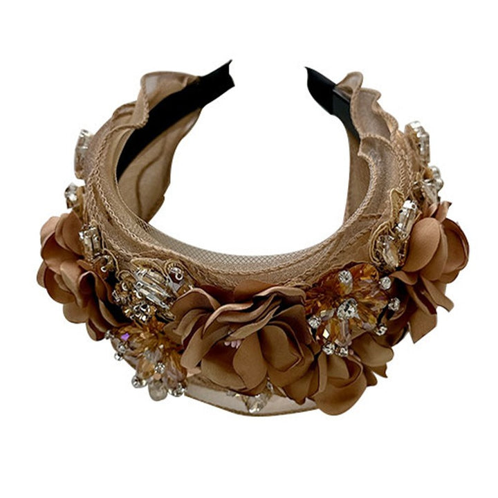 Crystal Floral Headband for Instant Evening Glamour