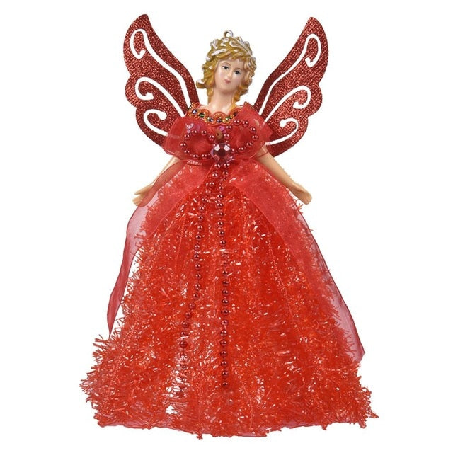Angel Christmas Tree Ornament for Elegant Holiday Sparkle