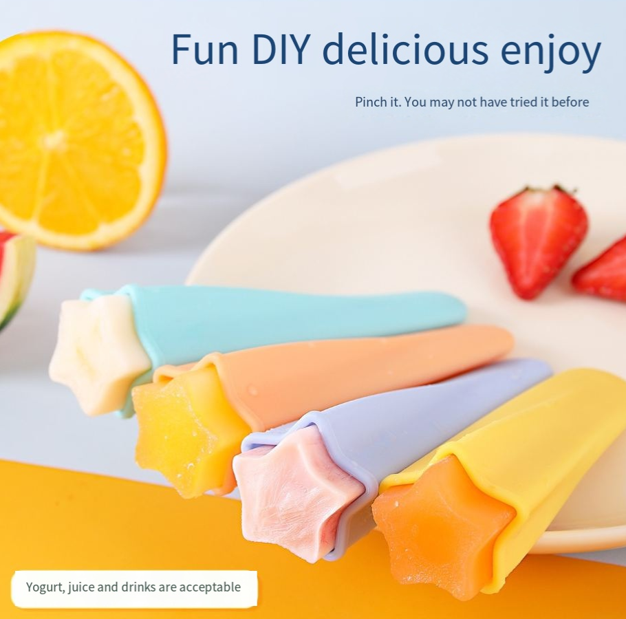 Kids Popsicle Molds: Homemade Star-Shaped Summer Treats