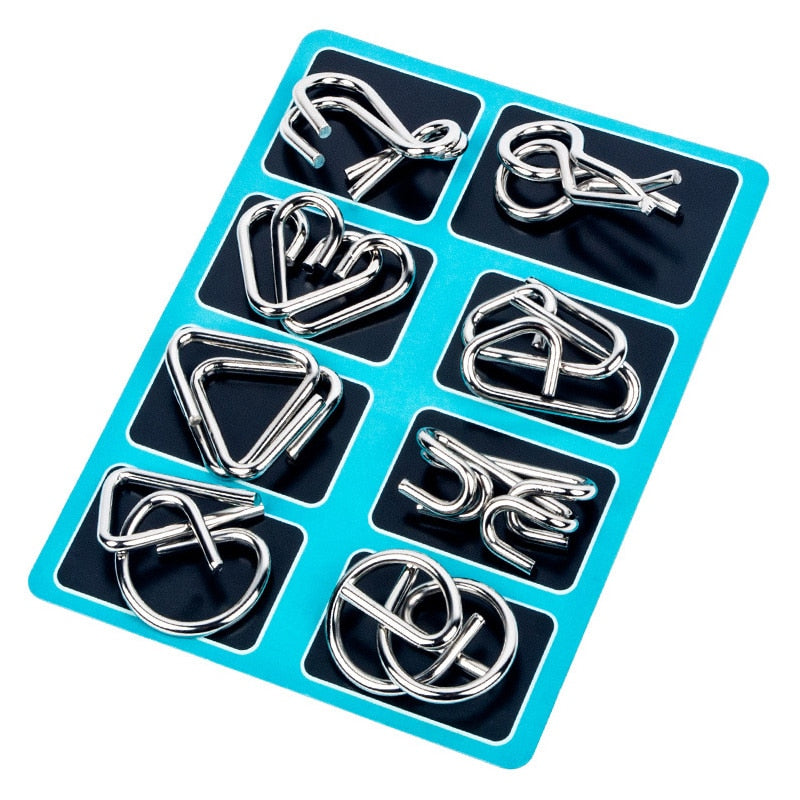 Metal Montessori Puzzle Set for Screen-Free Brain Play