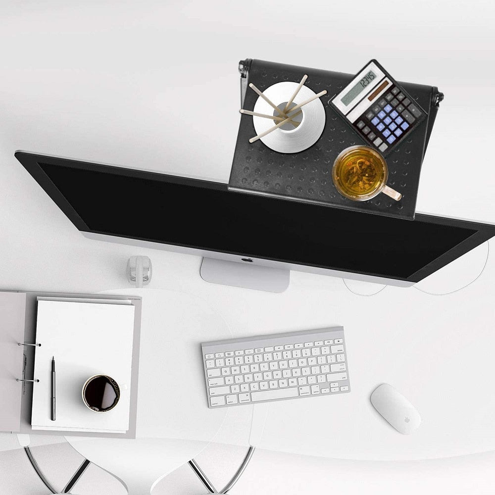 Monitor Shelf Organizer: Free Up Desk Space Above Screen