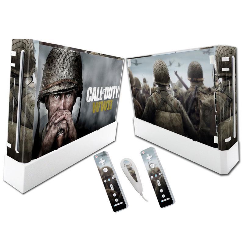 Wii Skin Decal Set: Custom Game Art for Console and Remotes