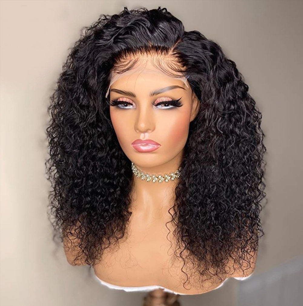 Front Lace Curly Wig for Instant Voluminous Glamour