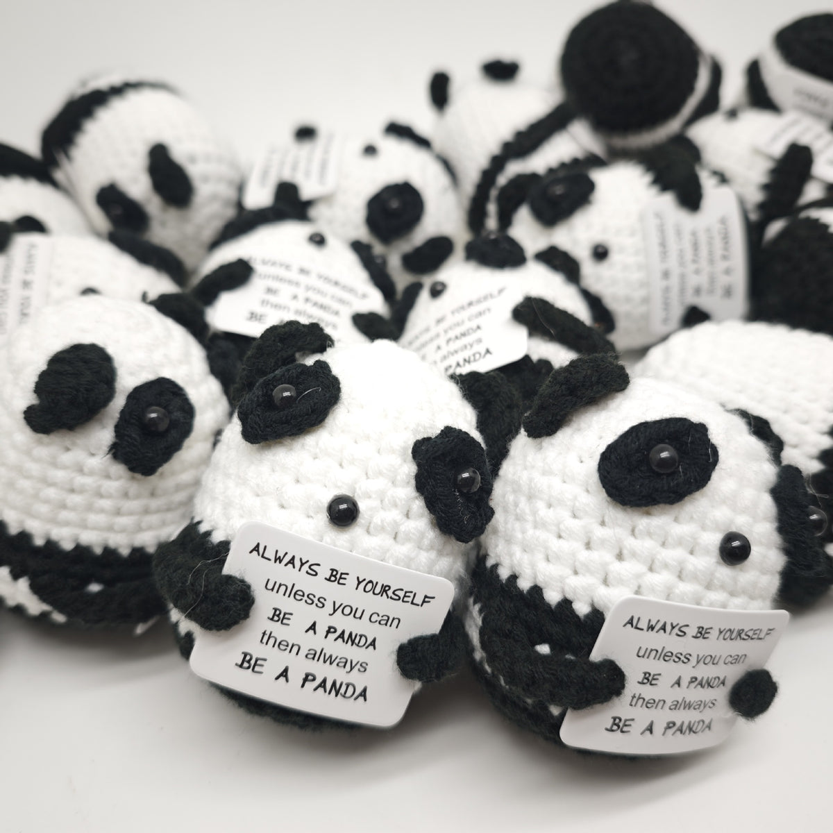 Positive Penguin Plush Toy for Cheerful Desk Decor