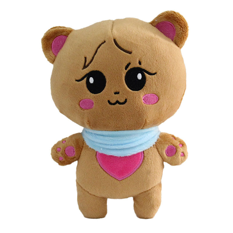 Four-Piece Plush Animal Set for Cheerful Nursery Decor