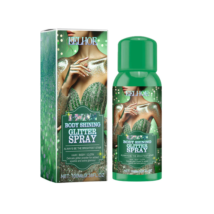 Body Glitter Spray for Instant Luminous Radiance