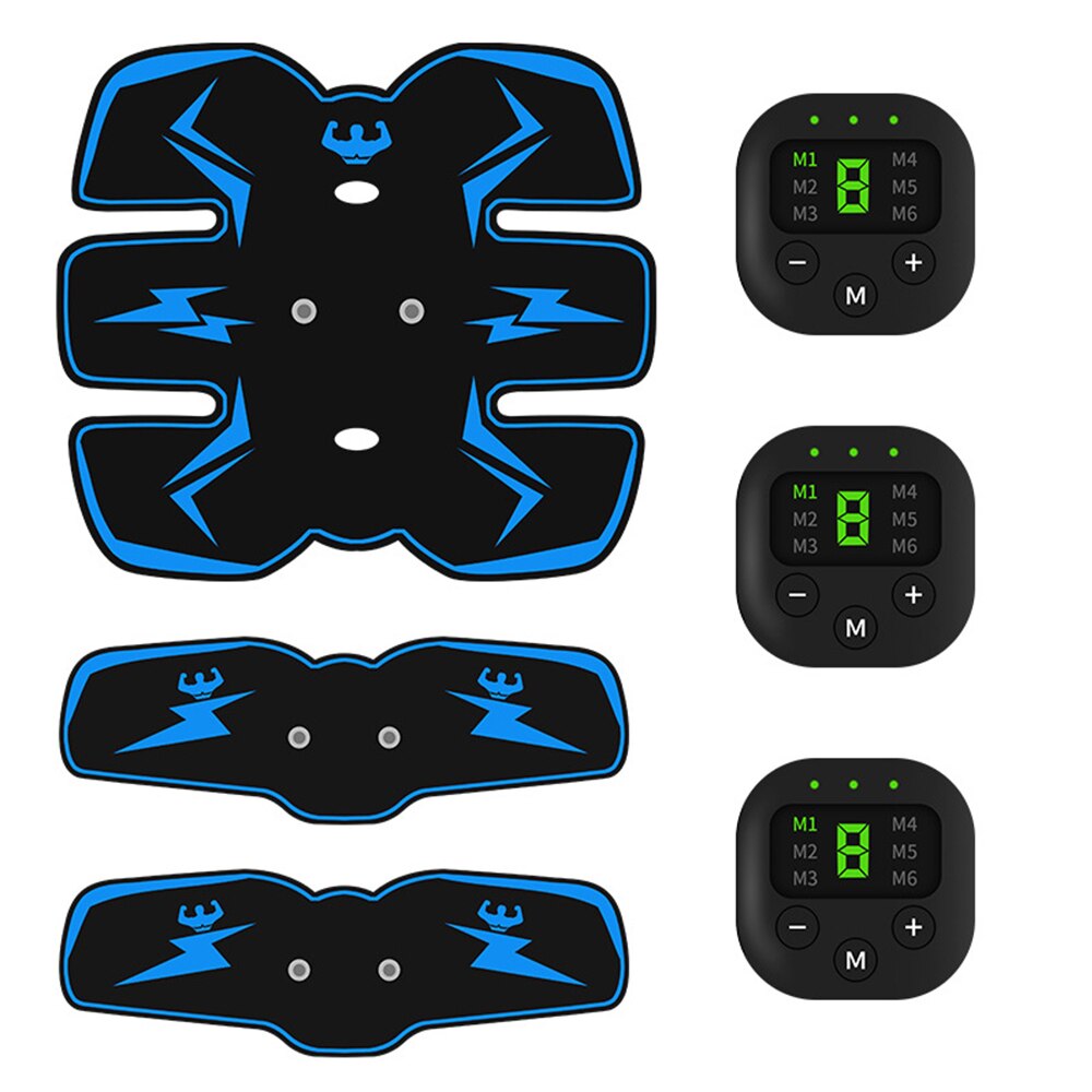 EMS Muscle Stimulator with LED Display USB Rechargeable Abdo