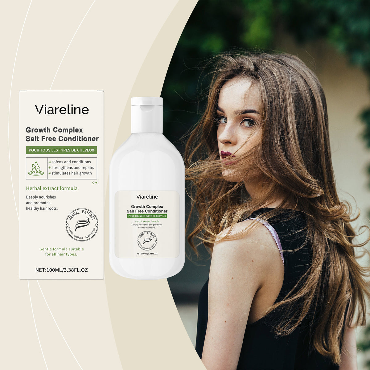 Herbal Conditioner for Dry, Frizzy, Breakage-Prone Hair